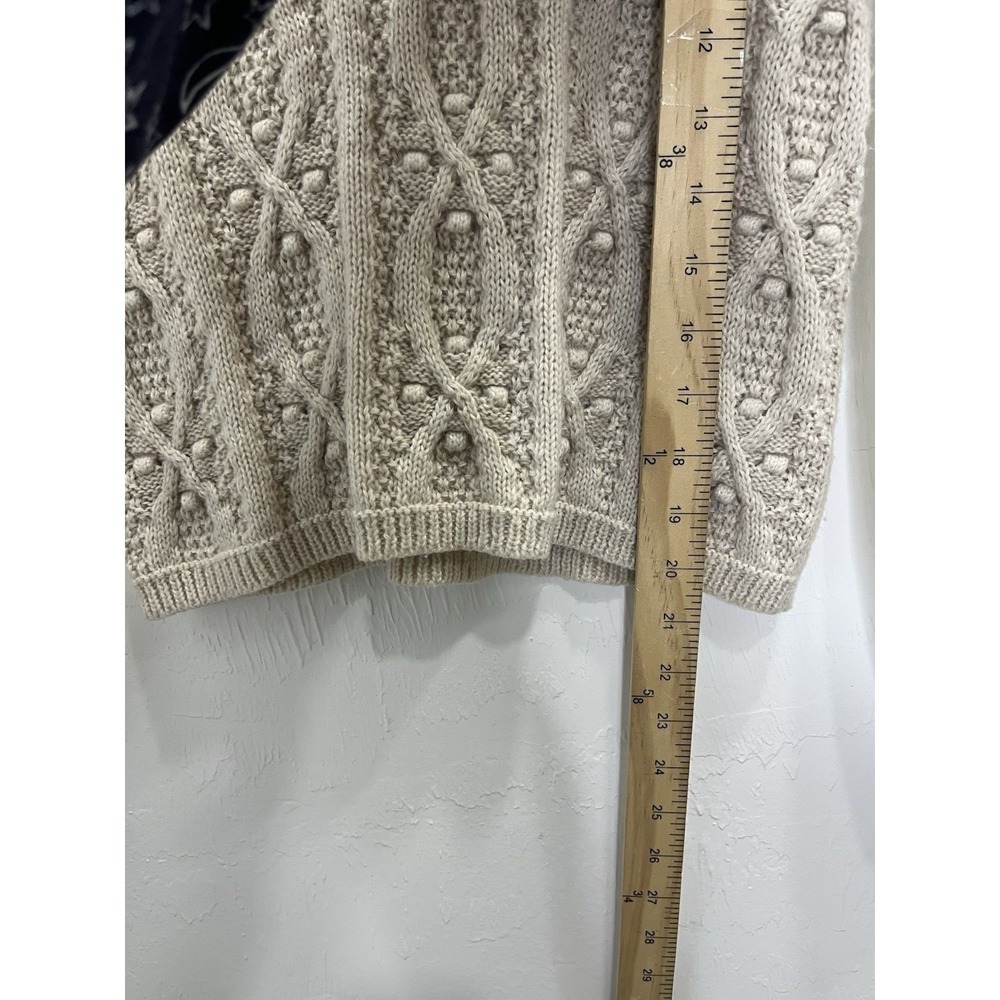 Alice blue women's crochet sweater size‎ Small ruffle - Picture 9 of 11